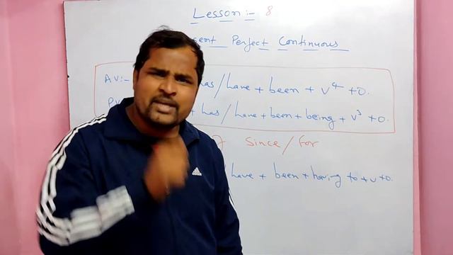 Lesson 8 || Present Perfect continuous || Use of having to || I can do with Sandeep смотреть онлайн