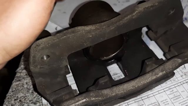 ремонт суппорта на Mazda Premacy  #ремонт