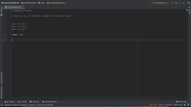 Python Practice Series 1 | Beginners | Level 1 | Basic | Swap Variables | Programming Exercises смотреть онлайн
