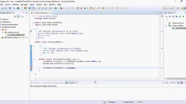 Programacion Java - Crear LocalDate смотреть онлайн