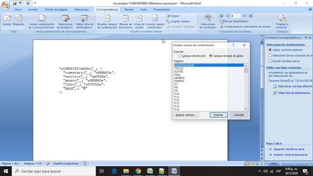 Como cargar una base de datos en un json смотреть онлайн
