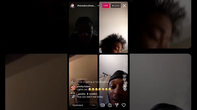 Jaydee mans Famo banga and LACC(aka alcoholic) with a perm argue on IG LIVE смотреть онлайн