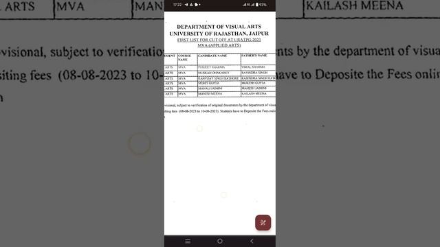 Ru admission ug or pg cut off list released check now #rajsthanuniversity ....link in description смотреть онлайн