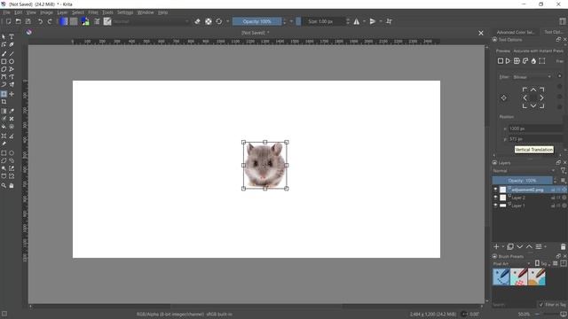 Krita How To Center Image Tutorial смотреть онлайн
