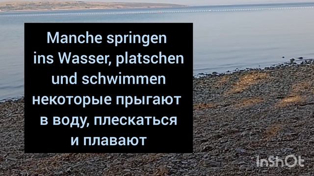 🏖️Am Strand.Что мы делаем на пляже - загараем,купаемся,играем.Как это сказать по немецки.⛱️🌅 смотреть онлайн