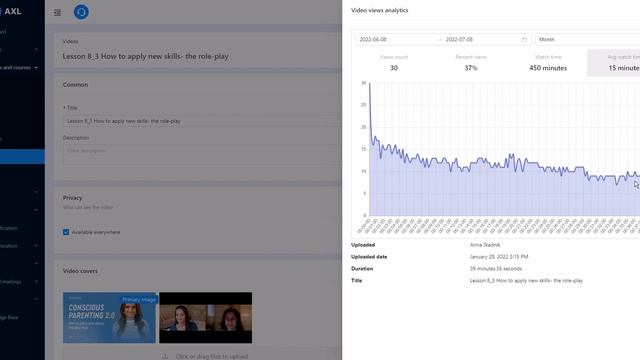 Знакомство с платформой для онлайн-школ AXL смотреть онлайн