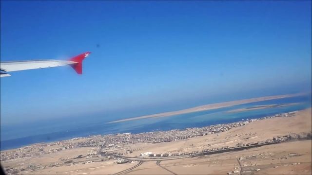 Перелёт.Nordwind Airlines. Хургада-Москва (Внуково) А-321 (Музыкальное)