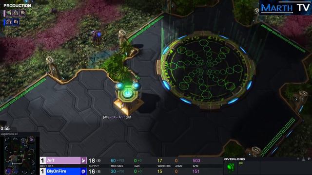 StarCraft 2 - Replay-Cast #1364 - ArT (P) vs Bly (Z) - DH Masters Winter EU Quali [Deutsch] смотреть онлайн