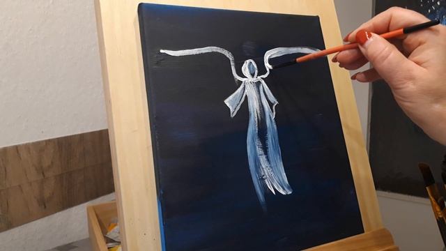 Рисуем Ангела. Engel. смотреть онлайн
