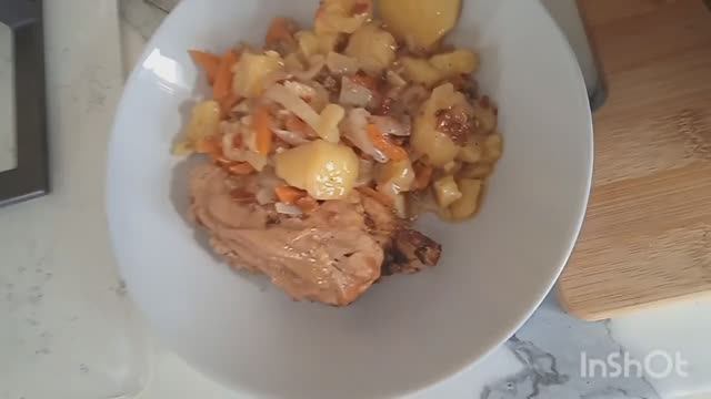 Петух домашний в казане в духовке. смотреть онлайн