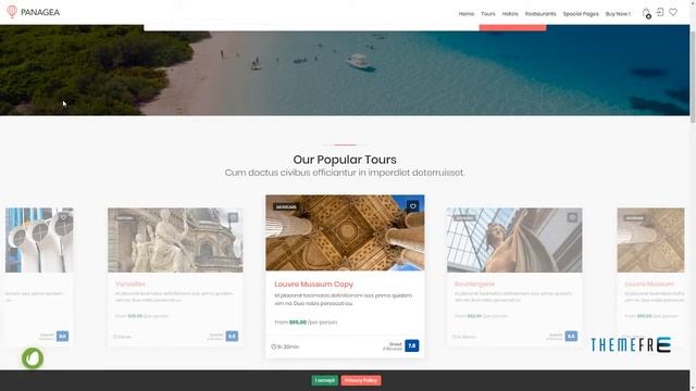 Panagea - Hotel and Tours Booking WordPress Theme Akira Darrell смотреть онлайн