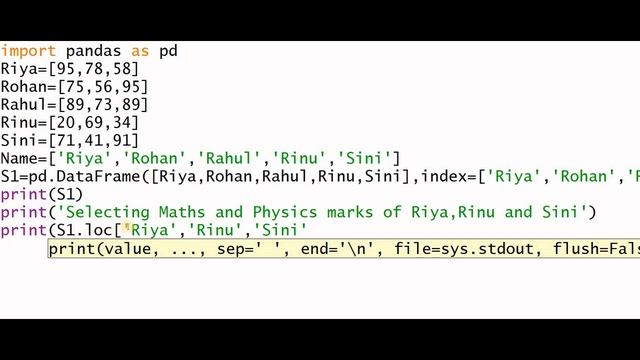 iloc and loc - Selecting data from DataFrame смотреть онлайн