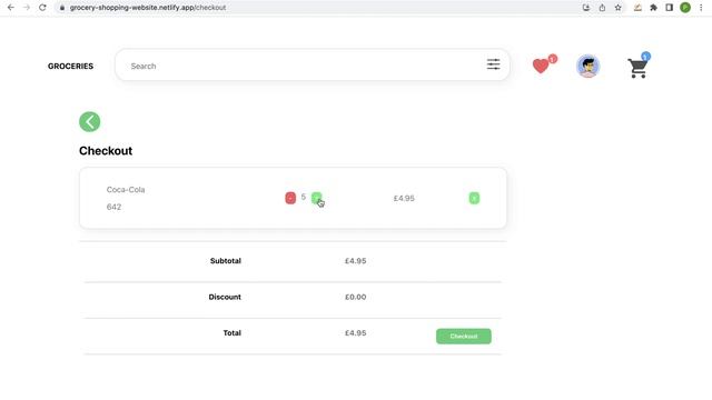 Responsive Grocery Shopping Website with React Context API смотреть онлайн