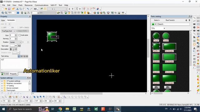 KV Studio : ALT instruction Keyence PLC With HMI VT Studio Simulation смотреть онлайн