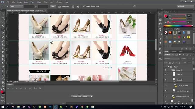 Hướng dẫn cắt html và copy css từ photoshop смотреть онлайн