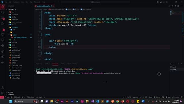 How to Install and Use Tailwind CSS and Vite in a Laravel Project смотреть онлайн