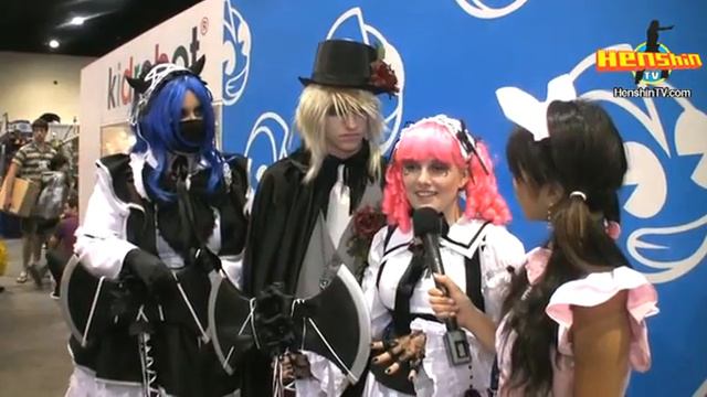 HenshinTV San Diego Comicon Gothic Lolita Trio смотреть онлайн