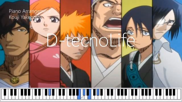 UVERworld - D-tecnoLife (Bleach OP2 TV Size) Piano arrangement - Kouji Yakezoshi смотреть онлайн