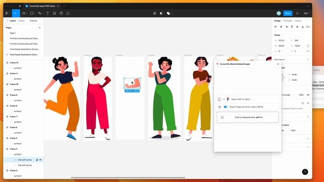 Figma Tutorial: Import PDF files to Figma with one click смотреть онлайн