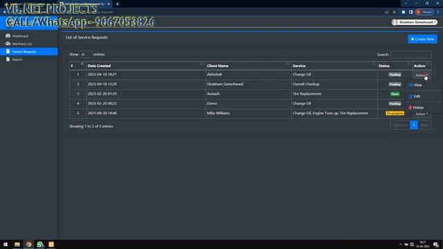 On Road Vehicle Service Management System | Web |HTML CSS PHP MySQL | BCA PROJECTS | SOURCE CODE смотреть онлайн