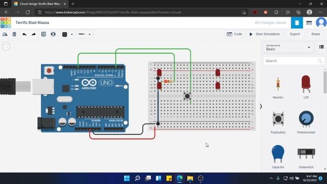 Tugas 5 IOT: Buat Rangkaian, Sketch dengan Push Button dan LED - Senggol dong смотреть онлайн