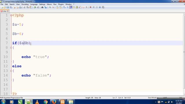 If/Else Statement with Operator Example PHP Tutorial-69(Hindi/Urdu) смотреть онлайн