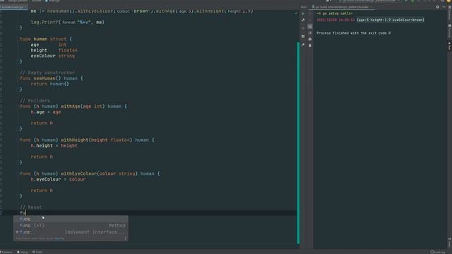 [Golang] Builder смотреть онлайн
