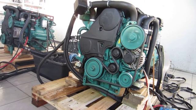 Volvo Penta D3 twin. 160HK 2008modell. смотреть онлайн