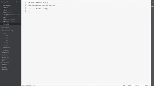node js first application 'hello world' by muo sigma classes смотреть онлайн