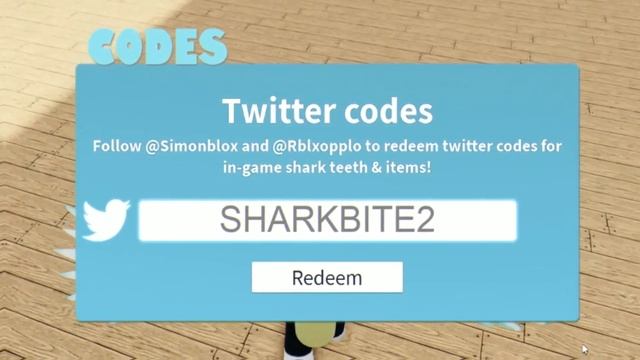 ALL *8* NEW SECRET FREE SHARK TEETH CODES In Roblox SharkBite Codes! смотреть онлайн