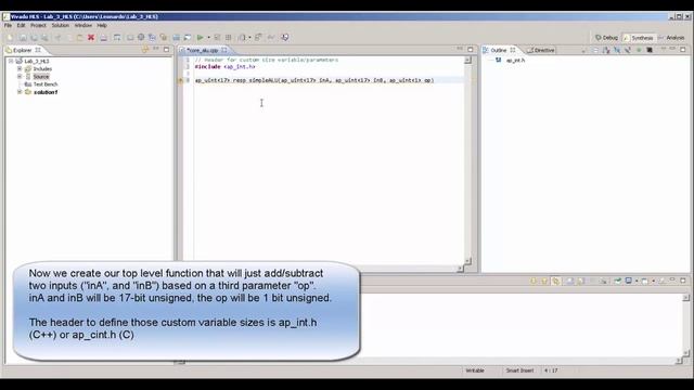 VIVADO HLS Training - Custom Size Variables or parameters #3 смотреть онлайн