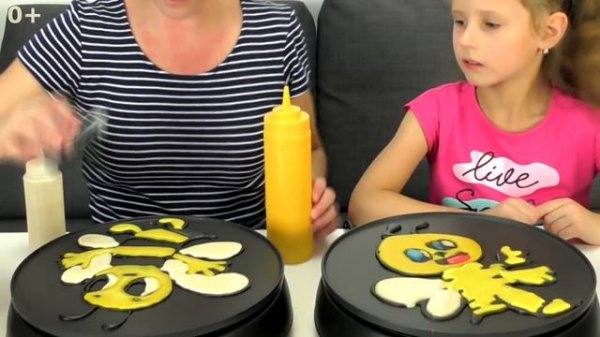 Блинный Челлендж # 7, Pancake Art Challenge