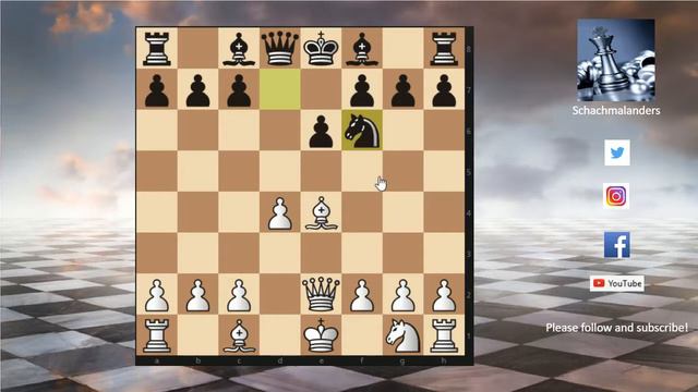 Chess opening trap - French defense rubinstein variation смотреть онлайн