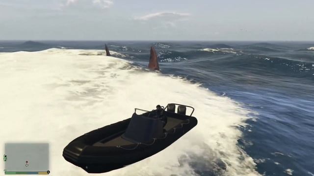 Cамая большая акула в истории GTA 5 (Атака акулы Мегалодона) смотреть онлайн