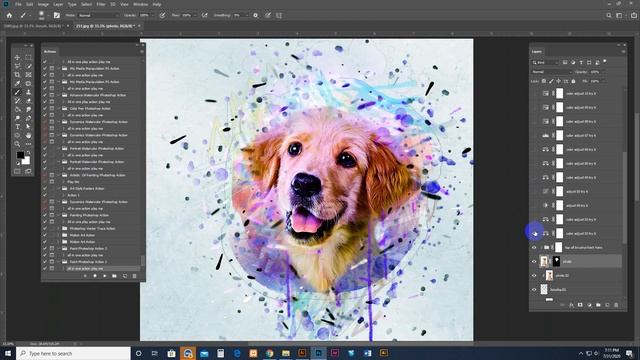 Paint Photoshop Action 3 Advance tips смотреть онлайн