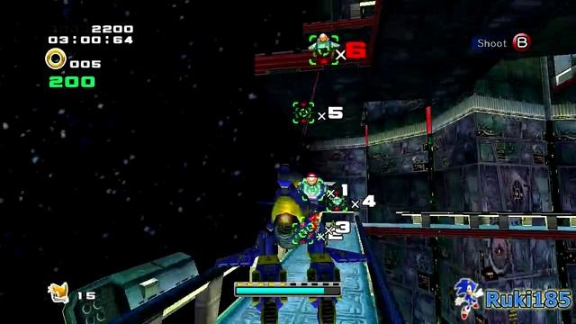 Space Colony - Hero Story Walkthrough Part 08 - Sonic Adventure 2 Battle смотреть онлайн