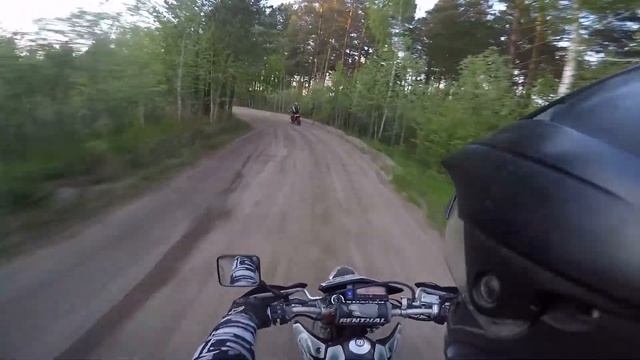 Песок на DRZ 400 Sm