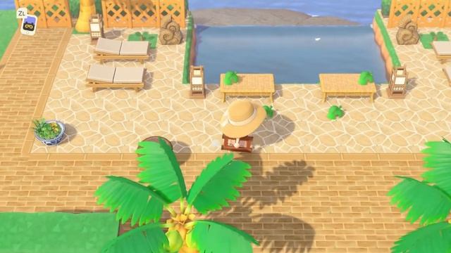 Designing a Tropical Infinity Pool on My No-Theme Island // animal crossing new horizons смотреть онлайн