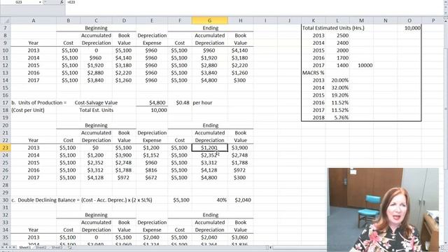 BA 250 Fall 2013 Ch 8 Excel Lesson смотреть онлайн