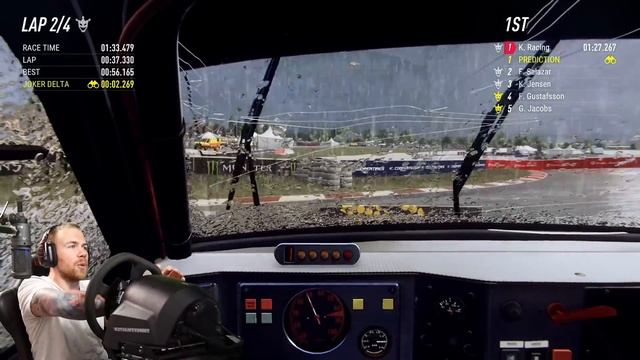 RALLY CROSS НА ПОДВИЖНОЙ ПЛАТФОРМЕ 4DOF - DIRT RALLY 2.0