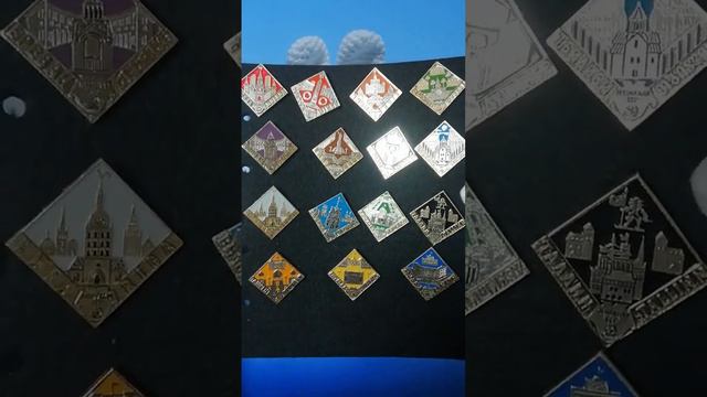 Набор значков «Столицы Союзных Республик» («ЭТПК»)