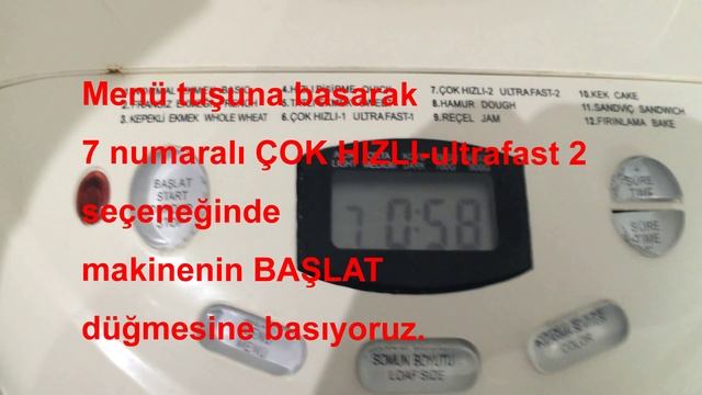 SİNBO 4705 Ekmek Makinası ve Çabuk Ekmek Yapımı смотреть онлайн