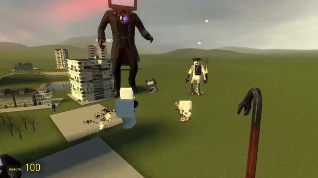 New Siren Man and TV man vs Skibidi Toilet Gman and monsters смотреть онлайн