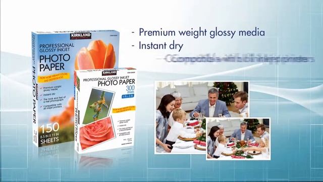 Kirkland Signature™ Professional Glossy Photo Paper смотреть онлайн