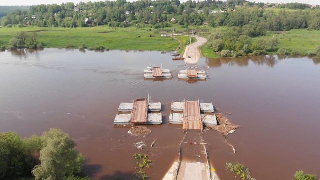 Ока, Дугна, половодье июнь 2020 смотреть онлайн