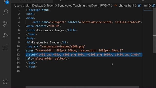 Using the SIZE and SRCSET parameters to display responsive images смотреть онлайн