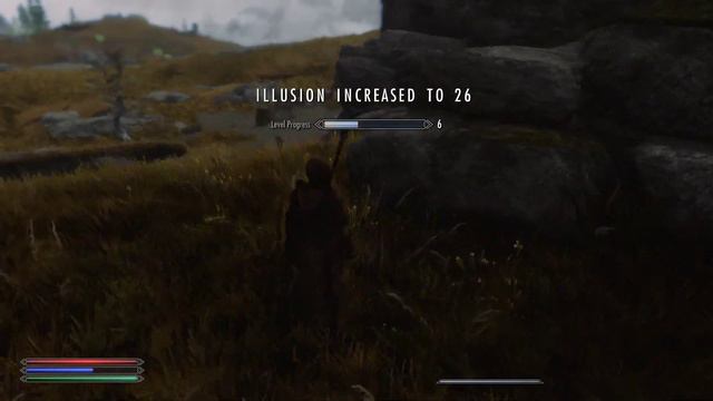 Skyrim SE Whiterun Skooma Bandits Modded Legendary Difficulty - Altmer, 2H, Illusion