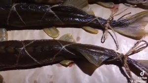 Осётр горячего копчения от осетровой фермы Берег Камы.