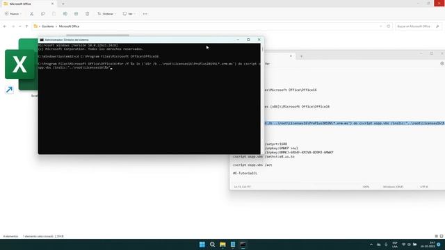 Como activar Microsoft 365 Word y Excel 2023 SIN INSTALACIÓN (CMD) - Windows 10 y Windows 11 смотреть онлайн