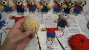 Классные маленькие игрушки по простой схеме.  Подробный мк.